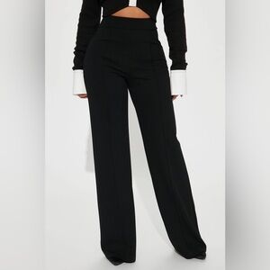 Fashion Nova Petite Victoria High Waisted Dress Pants